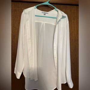 Women’s Collibar white button up- Medium